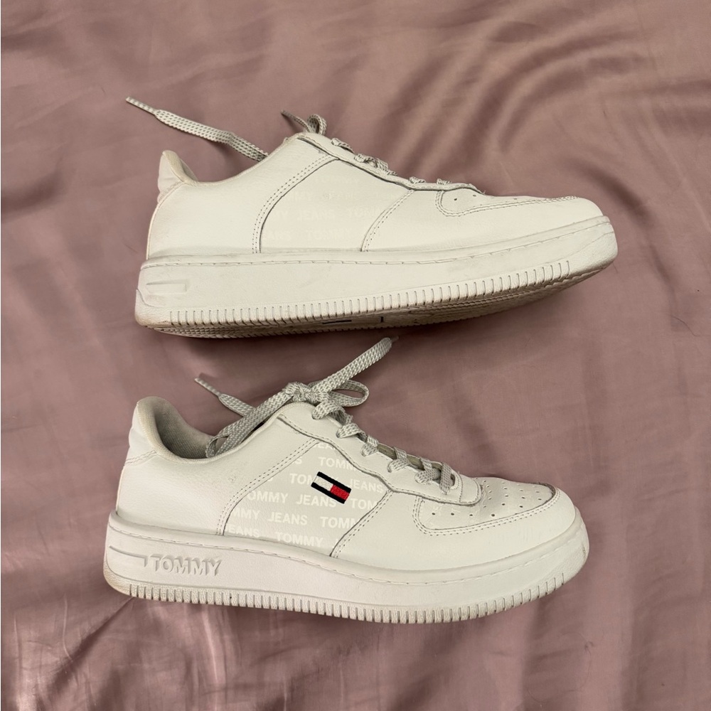 Tommy Jeans Classic Trainers Tennis Shoes - Picture 8 of 12